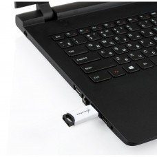 USB флеш накопитель eXceleram 64GB H2 Series White/Black USB 2.0 (EXU2H2W64) - Фото