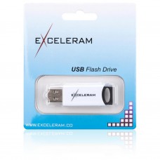 USB флеш накопитель eXceleram 64GB H2 Series White/Black USB 2.0 (EXU2H2W64) - Фото