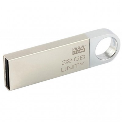 USB флеш накопитель GOODRAM 32GB UUN2 (Unity) Silver USB 2.0 (UUN2-0320S0R11)