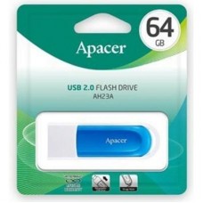 USB флеш накопитель Apacer 64GB AH23A White USB 2.0 (AP64GAH23AW-1) - Фото