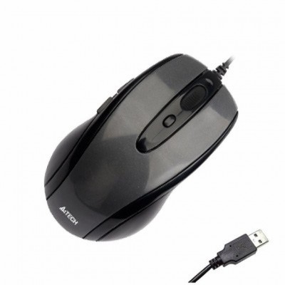 Мышка A4Tech N-708X Glossy Grey (4711421867009)