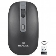 Мышка REAL-EL RM-303 black-grey - Фото