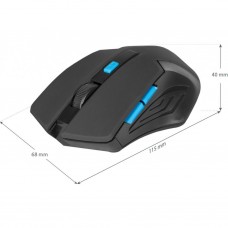 Мышка Defender Accura MM-275 Black-Blue (52275) - Фото