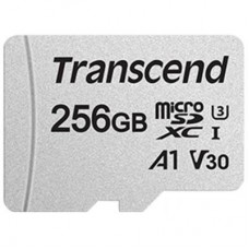 Картка пам'яті Transcend 256 GB microSDXC class 10 UHS-I (TS256GUSD300S-A) - Фото