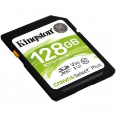 Картка пам'яті Kingston 128 GB SDXC class 10 UHS-I U3 Canvas Select Plus (SDS2/128GB) - Фото