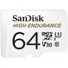 Карта памяти SanDisk 64GB microSDXC class 10 UHS-I U3 V30 High Endurance (SDSQQNR-064G-GN6IA)