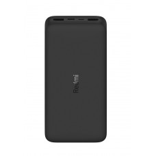 Оригінальний Xiaomi Redmi Power Bank 20000 mAh PB200LZM Black VXN4304GL Швидка Зарядка QC3.0 18W - Фото