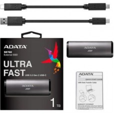 Накопичувач SSD USB 3.2 256 GB ADATA (ASE760-256GU32G2-CTI) - Фото