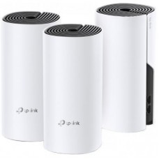 Точка доступа Wi-Fi TP-Link DECO E4 3 pcs AC1200, 2xFE LAN/WAN, MESH, MU-MIMO, Beamformi (DECO-E4-3-PACK)