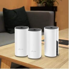 Точка доступу Wi-Fi TP-Link DECO E4 3 pcs AC1200, 2xFE LAN/WAN, MESH, MU-MIMO, Beamformi (DECO-E4-3-PACK) - Фото
