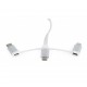Дата кабель USB 2.0 AM to Lightning + Micro 5P + Type-C 1.0m Cablexpert (CC-USB2-AMLM32-1M-W) Дата кабель USB 2.0 AM to Lightning + Micro 5P + Type-C 1.0m Cablexpert (CC-USB2-AMLM32-1M-W)