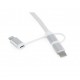 Дата кабель USB 2.0 AM to Lightning + Micro 5P + Type-C 1.0m Cablexpert (CC-USB2-AMLM32-1M-W) Дата кабель USB 2.0 AM to Lightning + Micro 5P + Type-C 1.0m Cablexpert (CC-USB2-AMLM32-1M-W)