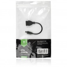 Дата кабель OTG USB 2.0 AF to Type-C Vinga (VCPDCOTGTCBK) - Фото