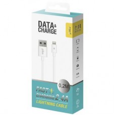 Дата кабель USB 2.0 AM to Lightning 0.2m white Piko (1283126493836) - Фото