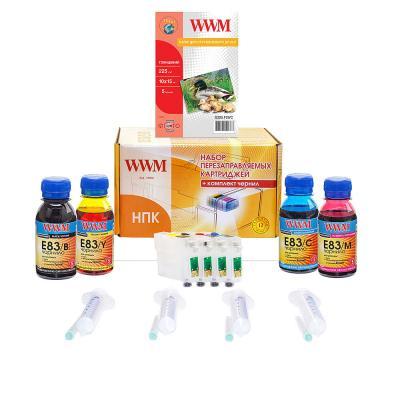 Комплект перезаправляемых картриджей WWM Epson Stylus TX210/TX219/TX410/TX419 (RC.T073N-1)