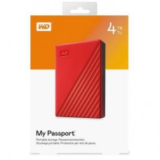 Зовнішній жорсткий диск 2.5" 4 TB My Passport Portable WD (WDBPKJ0040BRD-WESN) Зовнішній жорсткий диск 2.5" 4 TB My Passport Portable WD (WDBPKJ0040BRD-WESN) - Фото