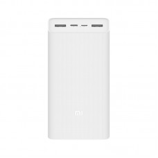 Оригінальний Xiaomi Mi Power Bank 3 30000 mAh PB3018ZM White Банк Заряджання VXN4307CN Швидке Заряджання QC 4.0 30 W