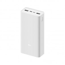 Оригінальний Xiaomi Mi Power Bank 3 30000 mAh PB3018ZM White Банк Заряду VXN4307CN Швидка Зарядка QC 4.0 30W - Фото