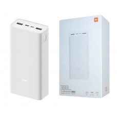 Оригінальний Xiaomi Mi Power Bank 3 30000 mAh PB3018ZM White Банк Заряду VXN4307CN Швидка Зарядка QC 4.0 30W - Фото