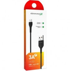 Дата кабель USB 2.0 AM to Micro 5P 1.0m Grand-X (PM-03B) - Фото