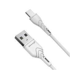 Дата кабель USB 2.0 AM to Type-C 1.0m White Grand-X (PC-03W) - Фото