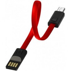 Дата кабель USB 2.0 AM to Micro 5P 0.22m red ColorWay (CW-CBUM022-RD) - Фото