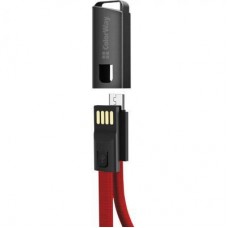 Дата кабель USB 2.0 AM to Micro 5P 0.22m red ColorWay (CW-CBUM022-RD) - Фото