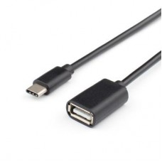 Дата кабель OTG USB 2.0 AF to Type-C 0.1m Atcom (14716) - Фото