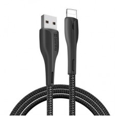 Дата кабель ColorWay USB 2.0 AM to Lightning 1.0m led black (CW-CBUL034-BK) - Фото