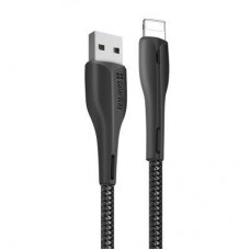 Дата кабель ColorWay USB 2.0 AM to Lightning 1.0m led black (CW-CBUL034-BK) - Фото