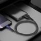 Дата кабель ColorWay USB 2.0 AM to Lightning 1.0m led black (CW-CBUL034-BK)