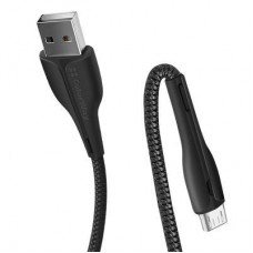 Дата кабель ColorWay USB 2.0 AM to Micro 5P 1.0m led black (CW-CBUM034-BK) - Фото