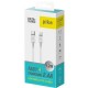 Дата кабель USB Type-C to Lightning 1.2m CB-TL11 white Piko (1283126504037) Дата кабель USB Type-C to Lightning 1.2m CB-TL11 white Piko (1283126504037)