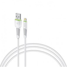 Дата кабель USB 2.0 AM to Lightning 0.2m CBFLEXL0 white Intaleo (1283126487439) Дата кабель USB 2.0 AM to Lightning 0.2m CBFLEXL0 white Intaleo (1283126487439) - Фото