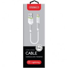 Дата кабель USB 2.0 AM to Lightning 0.2m CBFLEXL0 white Intaleo (1283126487439) Дата кабель USB 2.0 AM to Lightning 0.2m CBFLEXL0 white Intaleo (1283126487439) - Фото