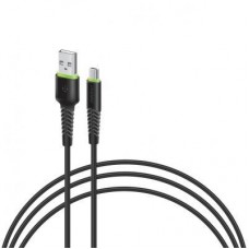 Дата кабель USB 2.0 AM to Micro 5P 0.2m CBFLEXM0 black Intaleo (1283126487422) Дата кабель USB 2.0 AM to Micro 5P 0.2m CBFLEXM0 black Intaleo (1283126487422) - Фото