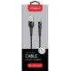 Дата кабель USB 2.0 AM to Micro 5P 3.0m CBFLEXM3 black Intaleo (1283126487491) Дата кабель USB 2.0 AM to Micro 5P 3.0m CBFLEXM3 black Intaleo (1283126487491)