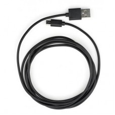 Дата кабель USB 2.0 AM to Micro 5P PVC 1.8m black Vinga (VCPDCM1.8BK) - Фото