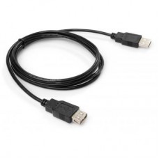 Дата кабель USB 2.0 AM/AF 3.0m Vinga (VCPUSBAMAF3BK) - Фото