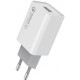 Зарядний пристрій ColorWay 1 USB Quick Charge 3.0 (18W) (CW-CHS013Q-WT)