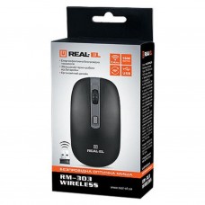 Мишка REAL-EL RM-301 black - Фото