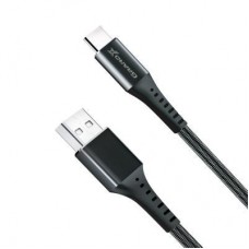 Дата кабель USB 2.0 AM to Type-C 1.2m Black Grand-X (FC-12B) - Фото