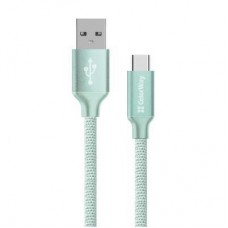 Дата кабель USB 2.0 AM to Type-C 2.0m mint ColorWay (CW-CBUC008-MT) - Фото