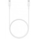 Дата кабель USB Type-C to Type-C 1.0m white Samsung (EP-DA705BWRGRU)