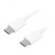 Дата кабель USB Type-C to Type-C 1.0m white Samsung (EP-DA705BWRGRU)
