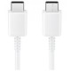 Дата кабель USB Type-C to Type-C 1.0m white Samsung (EP-DA705BWRGRU)
