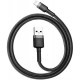 Дата кабель USB 2.0 AM to Lightning 1.0m Cafule 2.4A gray+black Baseus (CALKLF-BG1) Дата кабель USB 2.0 AM to Lightning 1.0m Cafule 2.4A gray+black Baseus (CALKLF-BG1)