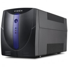 Джерело безперебійного живлення Vinga LED 1500VA plastic case (VPE-1500P) - Фото
