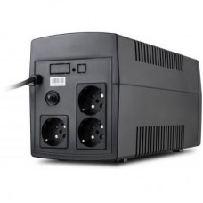 Джерело безперебійного живлення Vinga LED 1500VA plastic case (VPE-1500P) - Фото
