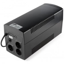 Джерело безперебійного живлення Vinga LED 1500VA plastic case (VPE-1500P) - Фото